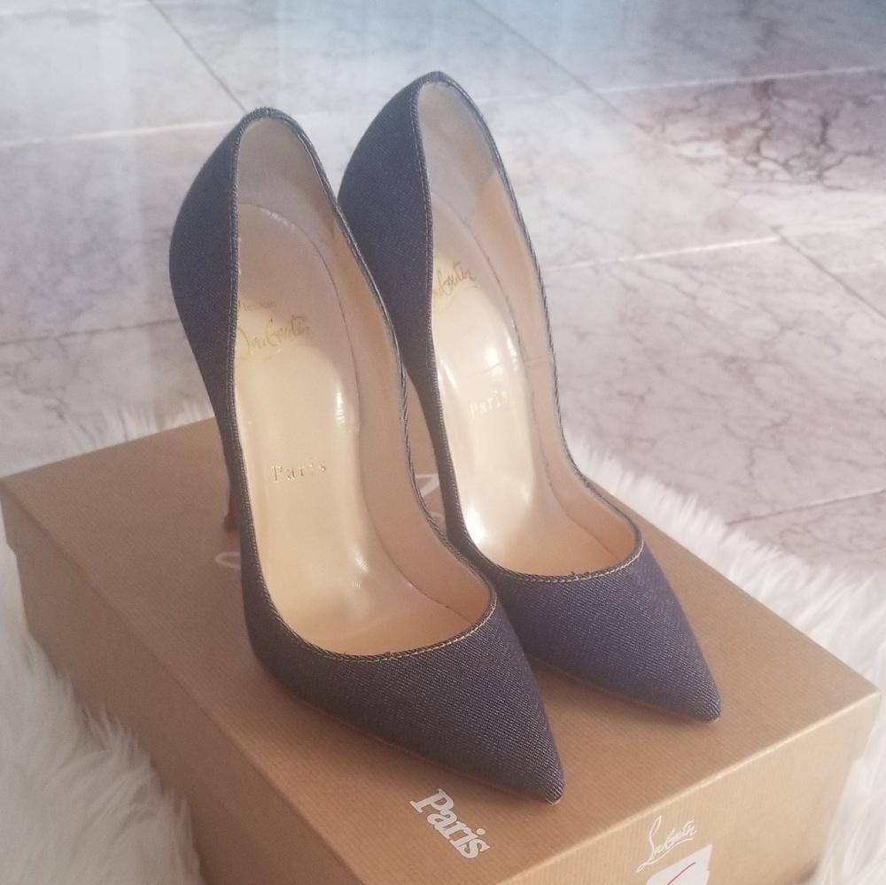 So kate denim louboutins